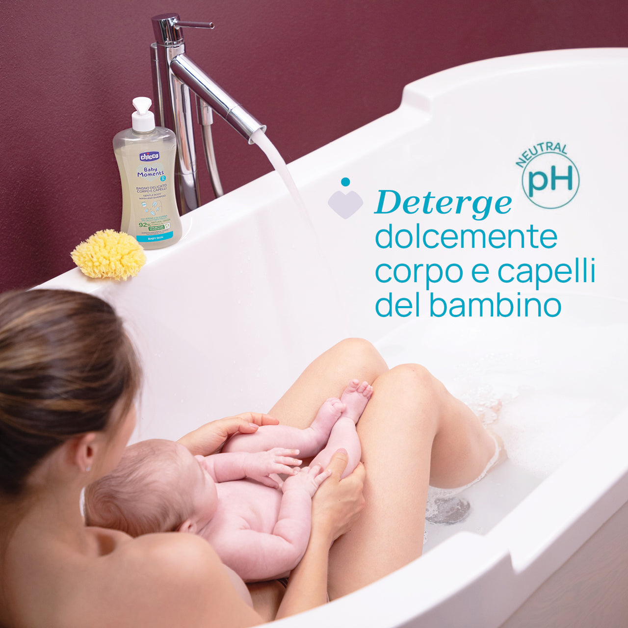 Bagno Delicato Corpo e Capelli Baby Moments 500ml