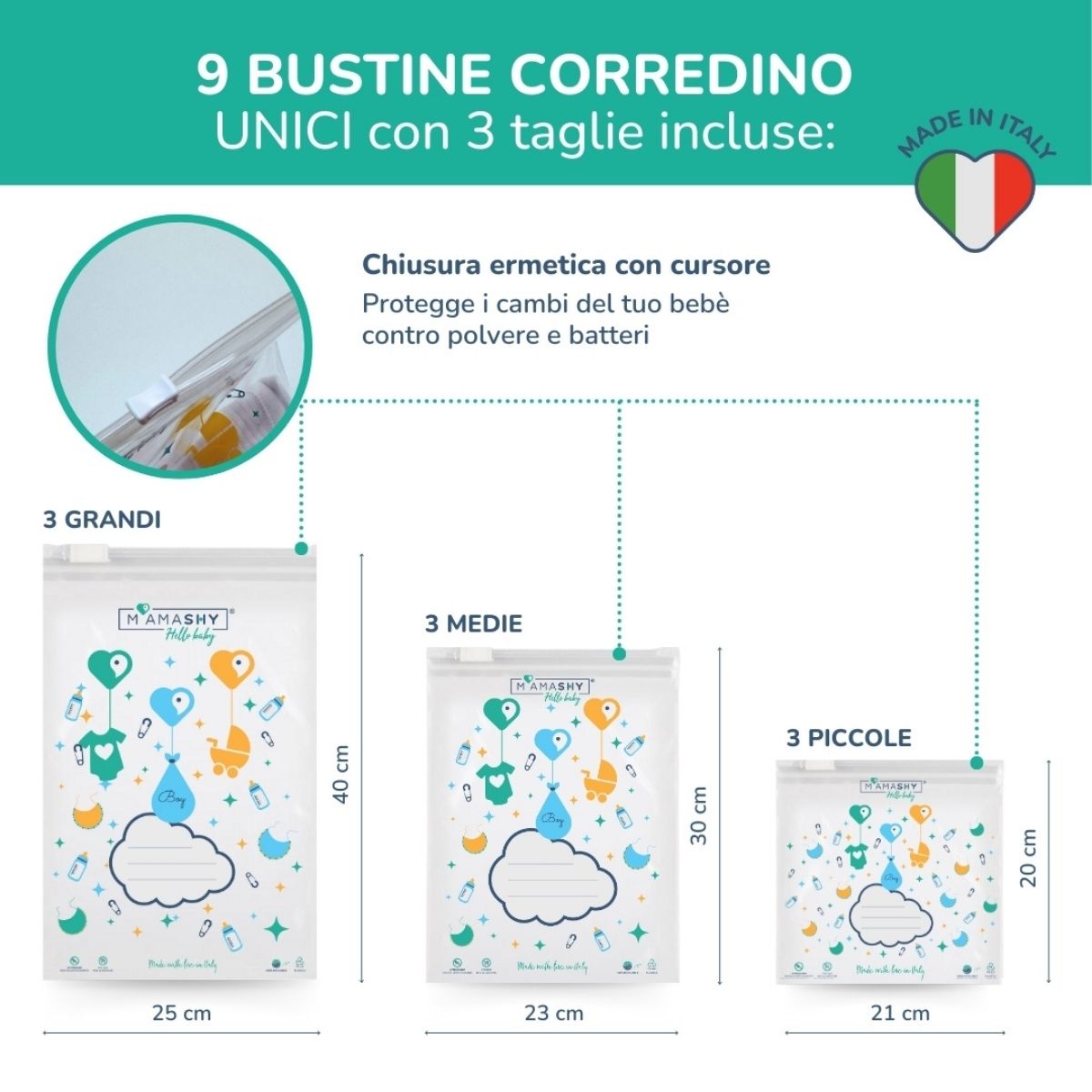 Corredino nascita Hello Baby Boy