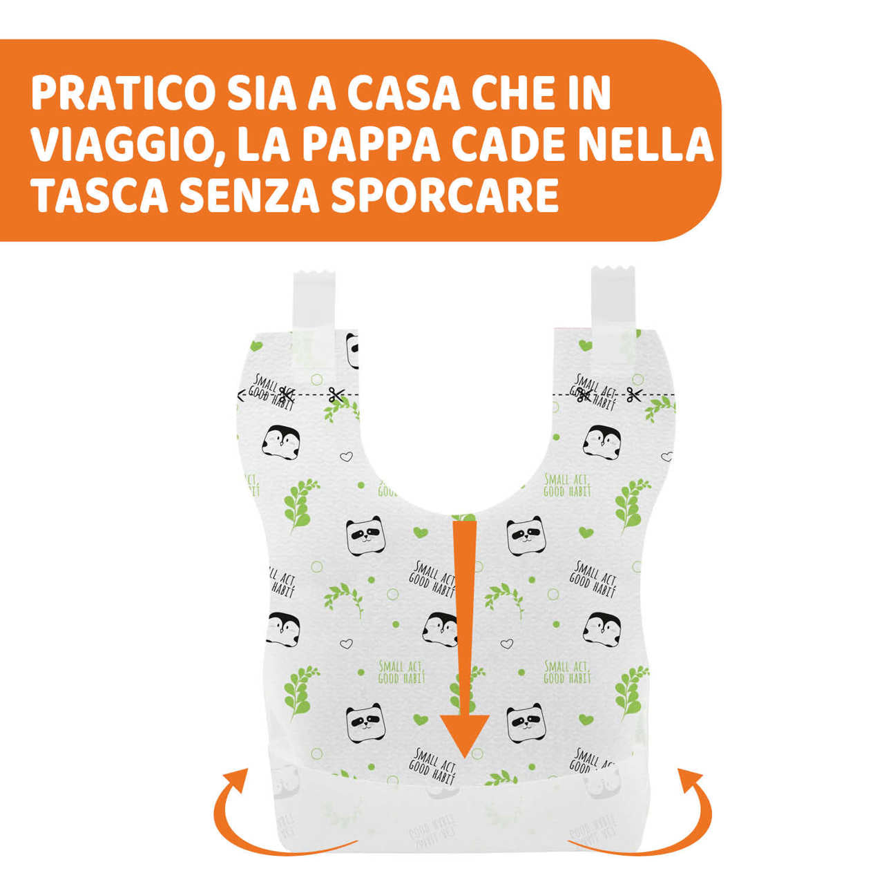 Bavaglini Monouso Compostabili 36pz