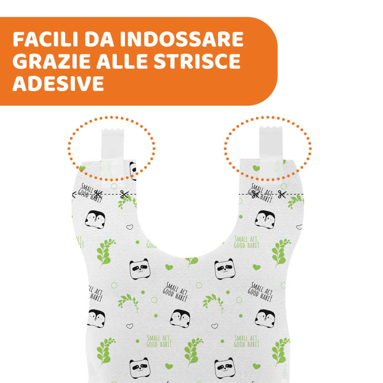 Bavaglini Monouso Compostabili 36pz