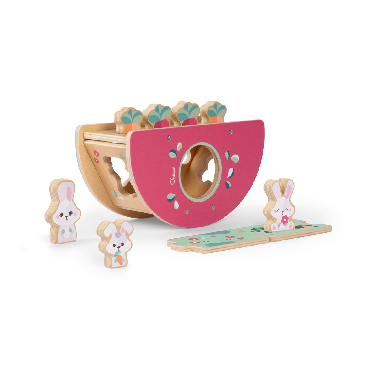 COLLINA DEI CONIGLIETTI IN LEGNO