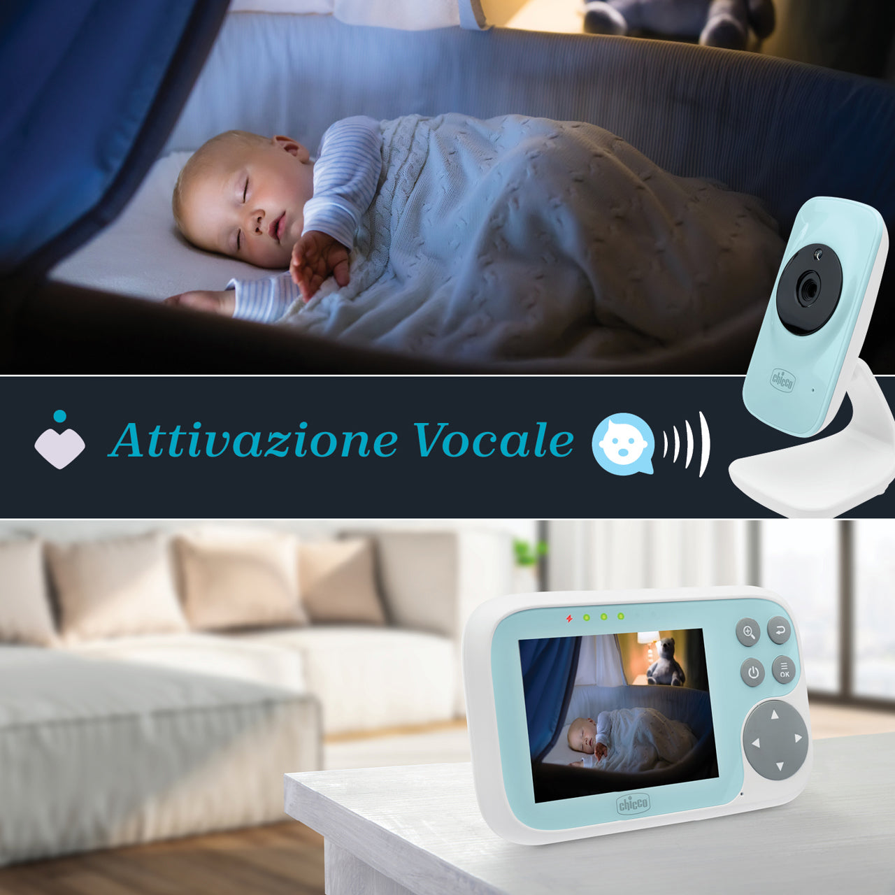 VIDEO BABY MONITOR START