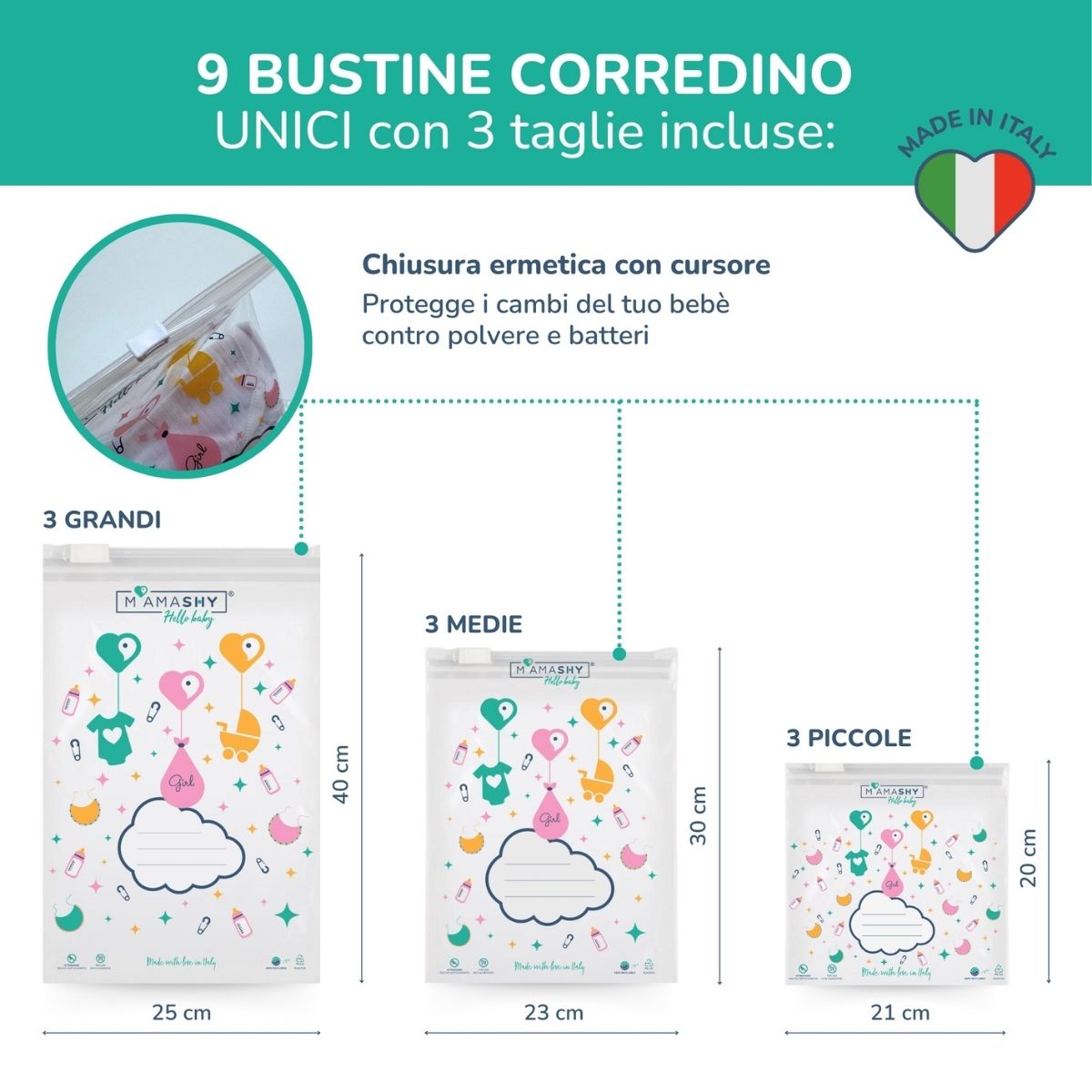 Corredino nascita Hello Baby Girl