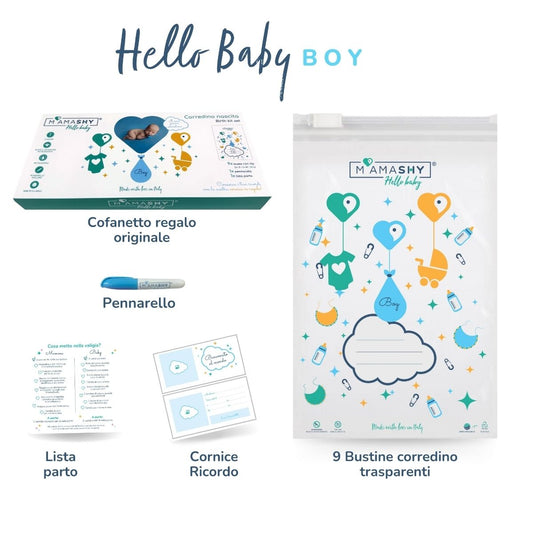 Corredino nascita Hello Baby Boy