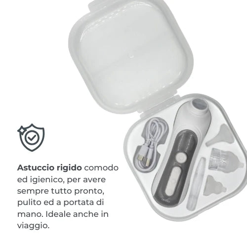 Aspiratore nasale elettrico con batteria ricaricabile - Nuvita