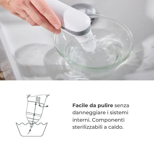 Aspiratore nasale elettrico con batteria ricaricabile - Nuvita