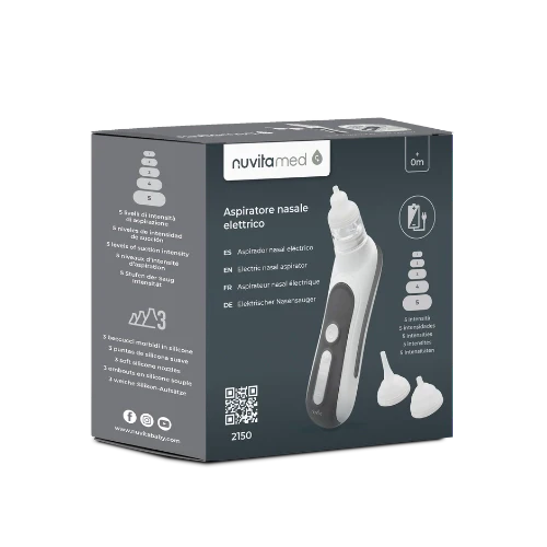 Aspiratore nasale elettrico con batteria ricaricabile - Nuvita