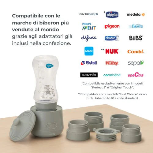 Scaldabiberon portatile universale Warm'n'Go - Nuvita