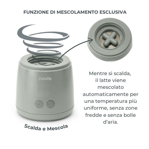 Scaldabiberon portatile universale con funzione Scalda e Mescola Warm'n'Mix