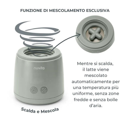 Scaldabiberon portatile universale con funzione Scalda e Mescola Warm'n'Mix
