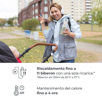 Scaldabiberon portatile universale con funzione Scalda e Mescola Warm'n'Mix