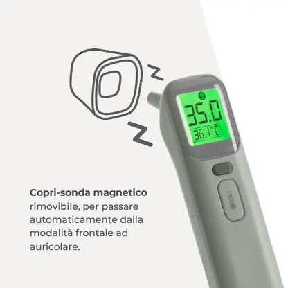 Termometro digitale frontale e auricolare Nuvita